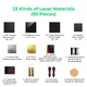 xTool F1/F2 Ultra Laser Material Kit (93pcs)