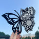 3.18mm Black to White Two-Tone Acrylic Sheet Plexiglass (3pcs)