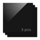 3mm Black Opaque Glossy Acrylic Sheet Plexiglass (3pcs)