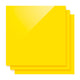 3mm Yellow Opaque Glossy Acrylic Sheet Plexiglass (3pcs)-YAC023