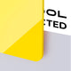 3mm Yellow Opaque Glossy Acrylic Sheet Plexiglass (3pcs)-YAC023