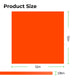 3mm Carrot Orange Opaque Glossy Acrylic Sheet Plexiglass for Diode Laser Cutting (3pcs)
