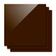 3.18mm Brown Opaque Glossy Acrylic Sheet for Diode Laser Cutting (3pcs)