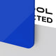 3.18mm Deep Blue Opaque Glossy Acrylic Sheet Plexiglass (3pcs)