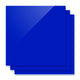 3.18mm Deep Blue Opaque Glossy Acrylic Sheet Plexiglass (3pcs)