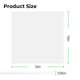 1.02mm Clear Transparent Glossy Acrylic Sheet Plexiglass (10pcs)