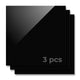 3.18mm Black Fire Retardant Acrylic Sheet Plexiglass for Diode Laser Cutting (3pcs)