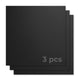 3.18mm Frosted Black Acrylic Plexiglass for Diode Laser Cutting (3pcs)