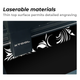 1.3mm Laser Engraving Two-Tone Plastic Sheet Black to White (5pcs)
