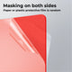 3.18mm Red Glitter Translucent Glossy Acrylic Sheet (3pcs)