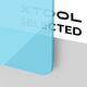 3.18mm Blue Turquoise Glow in the Dark Acrylic Sheet Plexiglass (3pcs)