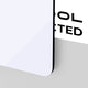 3.18mm White to Black Two-Tone Acrylic Sheet for Diode Laser Cutting (3pcs)