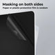 3.18mm Black to White Two-Tone Acrylic Sheet Plexiglass (3pcs)
