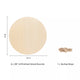 3.18mm Unfinished Basswood Rounds (6pcs)