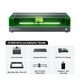 xTool S1 40W Laser Engraver & Cutter with Air Assist & Honeycomb Bed – 23.93