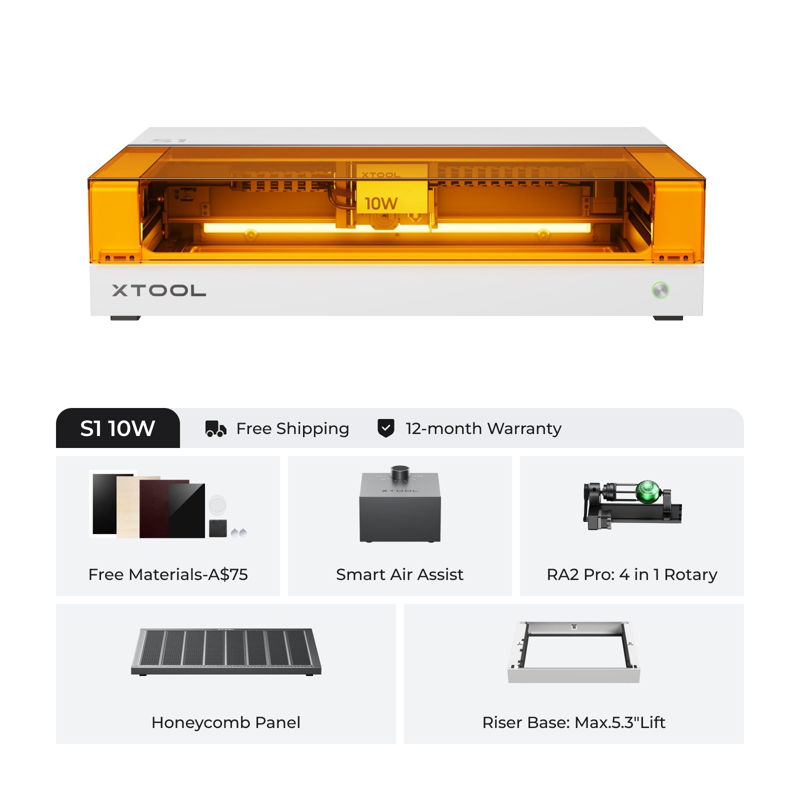 xTool S1 Enclosed Diode Laser Cutter