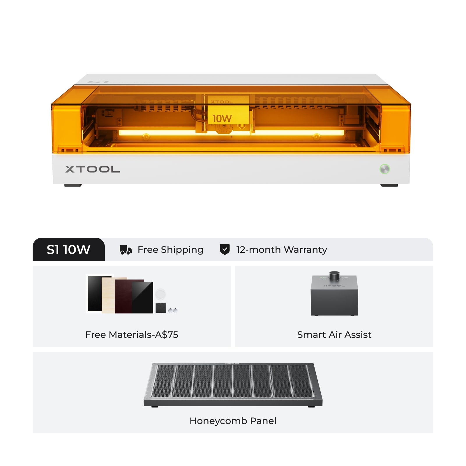 xTool S1 Enclosed Diode Laser Cutter