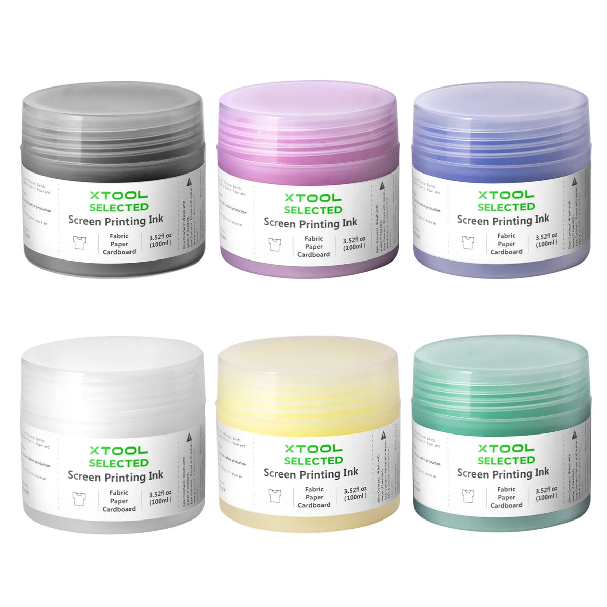 706 Ink Screen Color Screen Printing Ink Set (6 Colors)