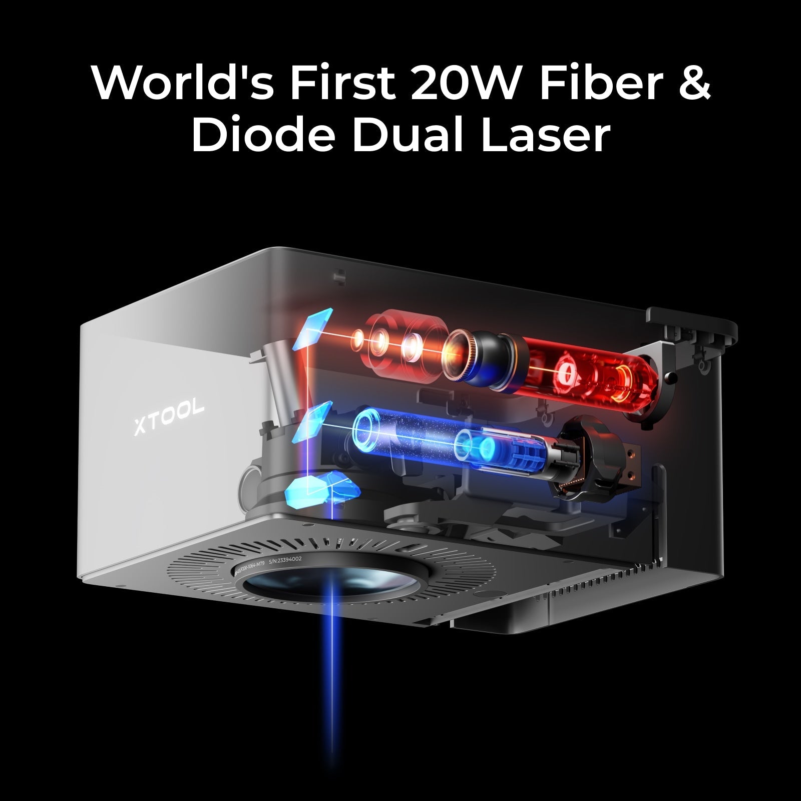 xTool F1 Ultra 20W Fiber & Diode Dual Laser Engraver