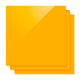 3.18mm Chrome Yellow Opaque Glossy Acrylic Sheet for Diode Laser Cutting (3pcs)