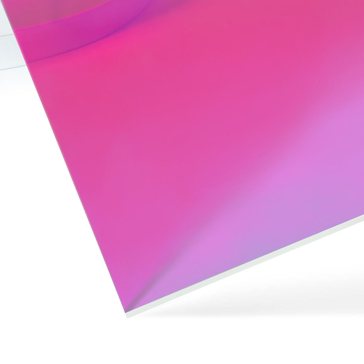 3.18mm Red Clear Iridescent Acrylic Plexiglass (3pcs)
