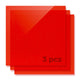 3.18mm Red Glitter Translucent Glossy Acrylic Sheet (3pcs)