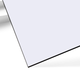 3.18mm White to Black Two-Tone Acrylic Sheet for Diode Laser Cutting (3pcs)
