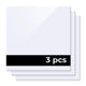 3.18mm White to Black Two-Tone Acrylic Sheet for Diode Laser Cutting (3pcs)