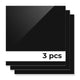 3.18mm Black to White Two-Tone Acrylic Sheet Plexiglass (3pcs)
