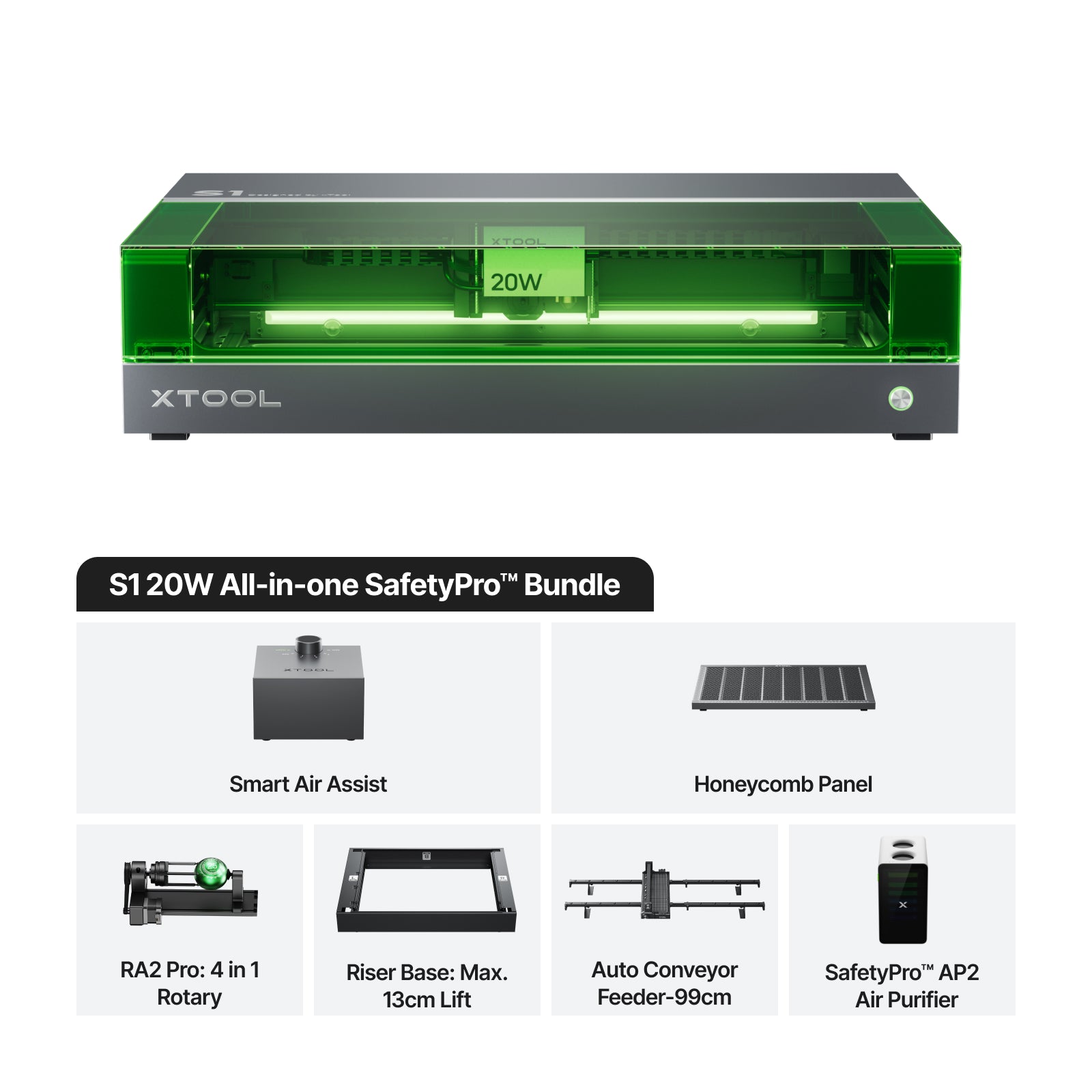 xTool S1 Enclosed Diode Laser Cutter