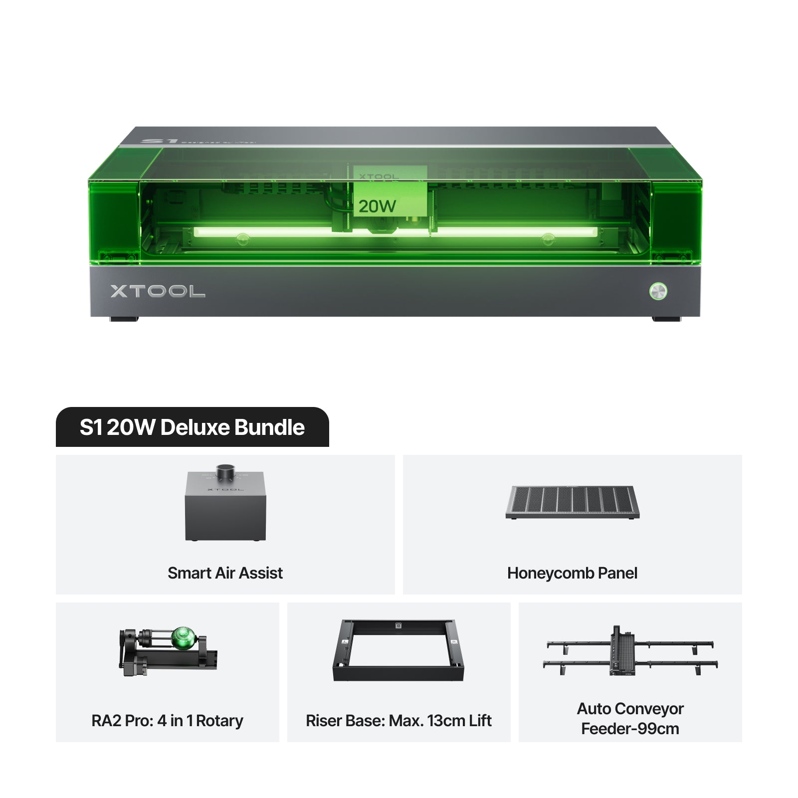 xTool S1 Enclosed Diode Laser Cutter