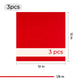 3mm Red to White Two-Tone Acrylic Sheet Plexiglass (3pcs)