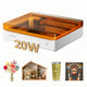 xTool M2 20W Laser Engraver, Built-in Dual Cameras, Class 1 Enclosed Safe Laser Engraving Machine for Home DIY Craft on Wood, Leather, Felt, Fabric, Paper