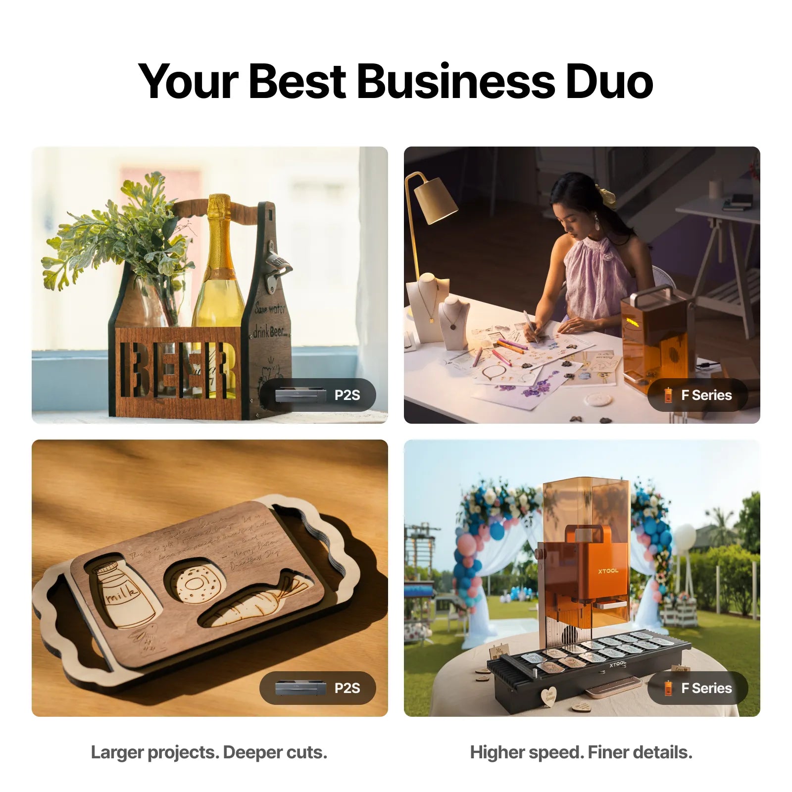 xTool P+F Series Ultimate Productive Business Duo
