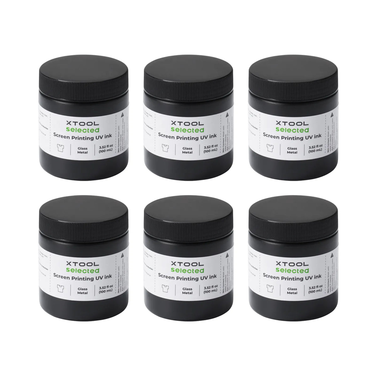 Basic Color UV Screen Printing Ink Set (6 Colors)