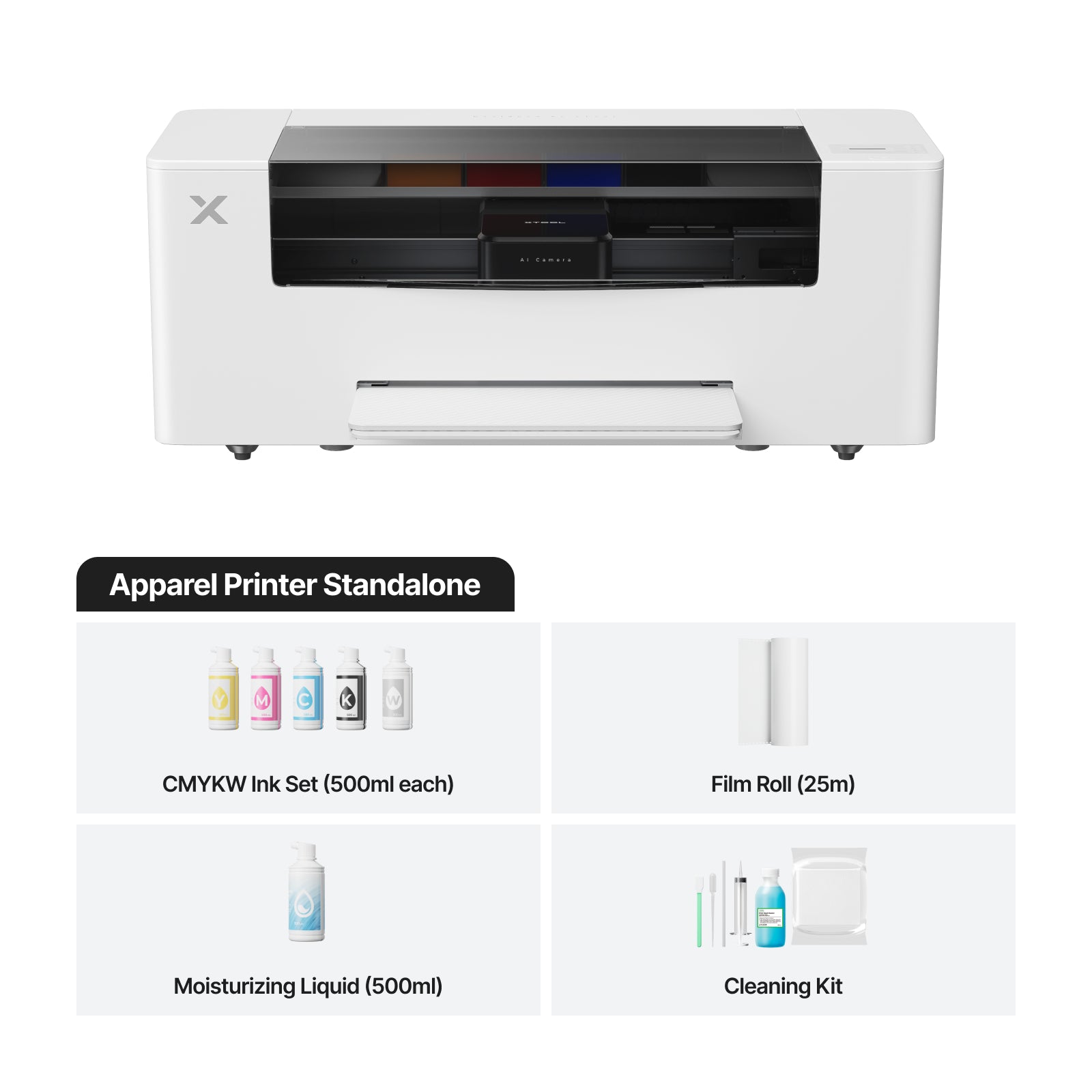 xTool Apparel Printer: One Click DTF Printer, Effortless Customization for Business