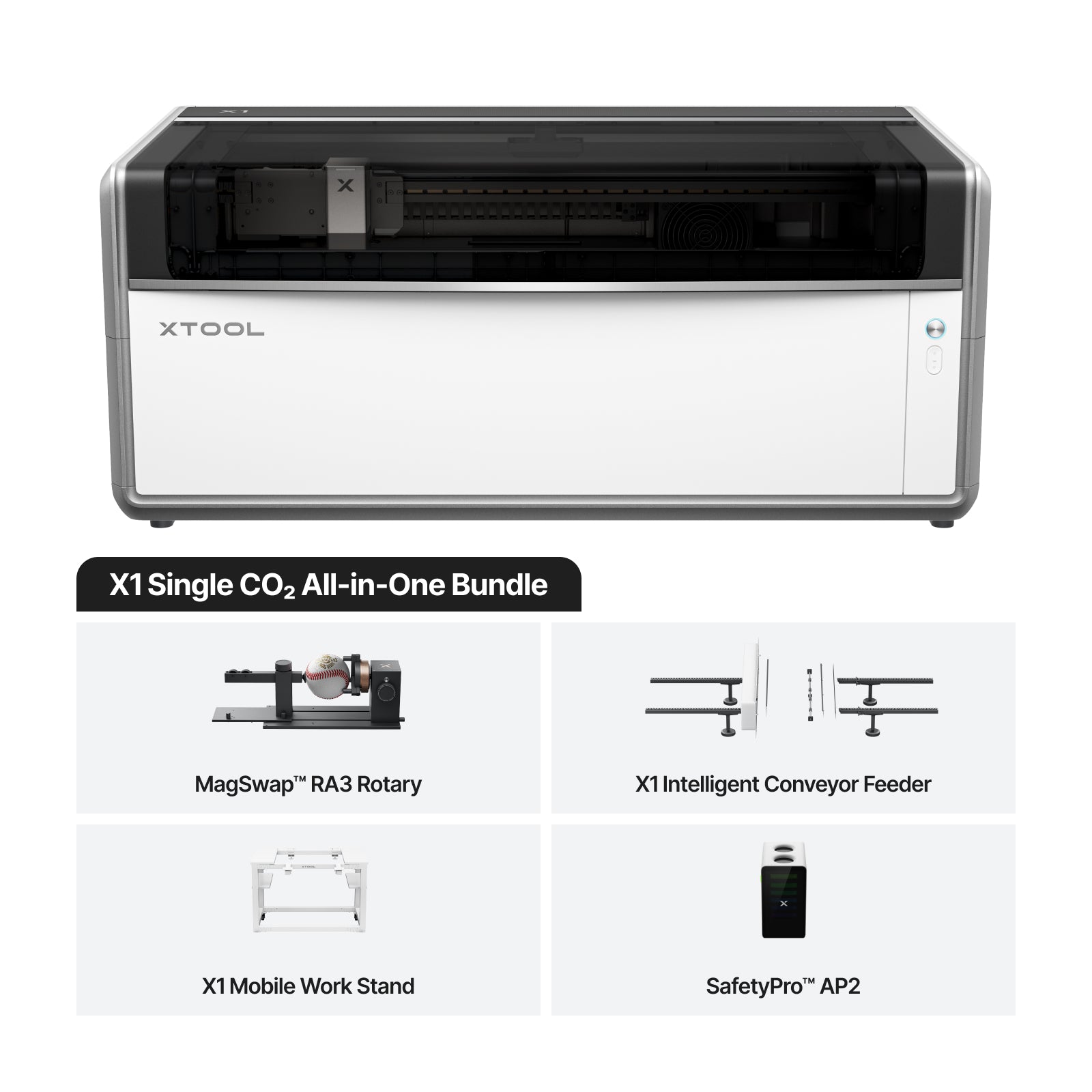 Xtool x1 single co all in one bundle